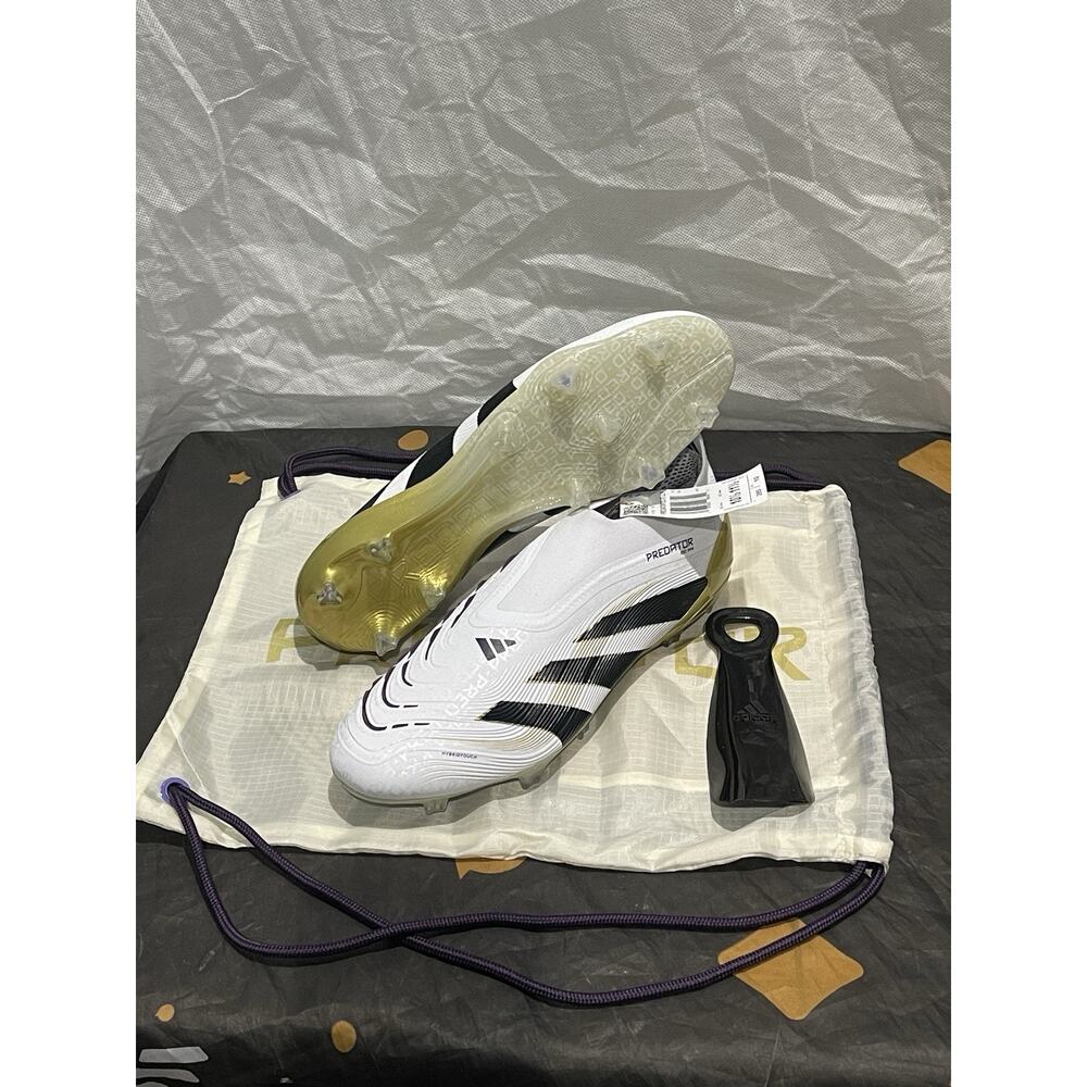 New Men’s 10.5 Adidas Predator Elite 25 Laceless FG ‘Road To Glory Pack’ JI1079